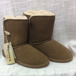 Bearpaw Shoes | Bearpaw Wool Blend Lined Boots | Color: Tan | Size: 4G | Endlessglam613's Closet